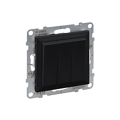 Выкл. 3-кл. 10А б/рамки, авт.клеммы, SUNO антрацит 721403 Legrand (5)