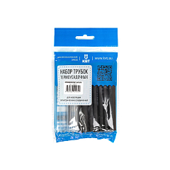 Набор ТУТ "Гермокомплект 12/4" 10см черный КВТ (10шт/упак) 73660 NEW