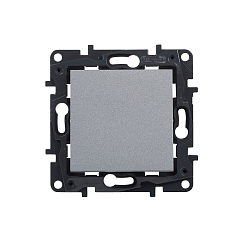 Переключ. 1 кл 10А с/у б/рамки NLST алюминий 863306 Legrand (10)