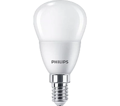 LED Лампа P45 "Шар" Ecohome 5W 500lm 4000К E14 PHILIPS (24) NEW