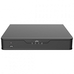 Видеорегистратор IP 4-канальный, 1 SATA HDD до 6 Тб  запись 4К "UNV" NVR301-04S3 NEW