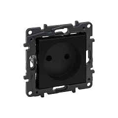 Роз. без шторок 16А механизм NLST чёрный 863519 Legrand (5)