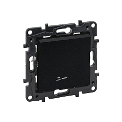 Выкл. 1-кл. с инд. 10А б/рамки, авт.клеммы, NLST чёрный 863511 Legrand (10)