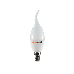 LED ЛАМПА CF37 "Свеча на ветру" 10W 900Lm 230V 6500K E27 MEGALIGHT (10/100)