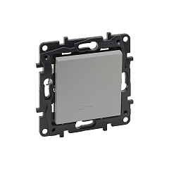 Выкл. 1-кл. с инд. 10А б/рамки, авт.клеммы, NLST алюминий 863311 Legrand (10)