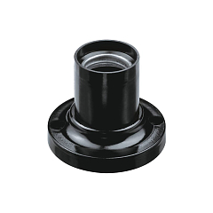 Патрон электрический Navigator 71 608 NLH-BL-W2-E27 карболит потолоч. прямой Е27